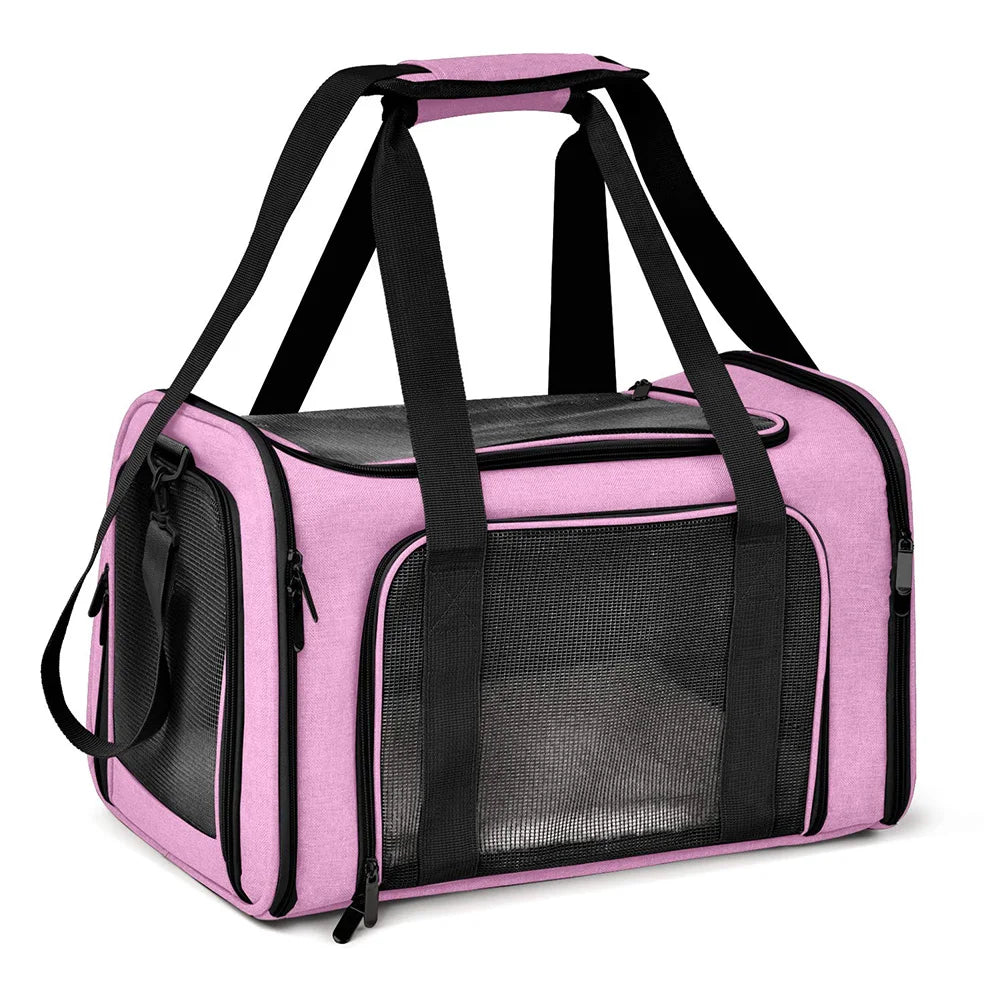 Cozy Cabin Pet Bag Comfortable Travel Carrier for Dogs & Cats