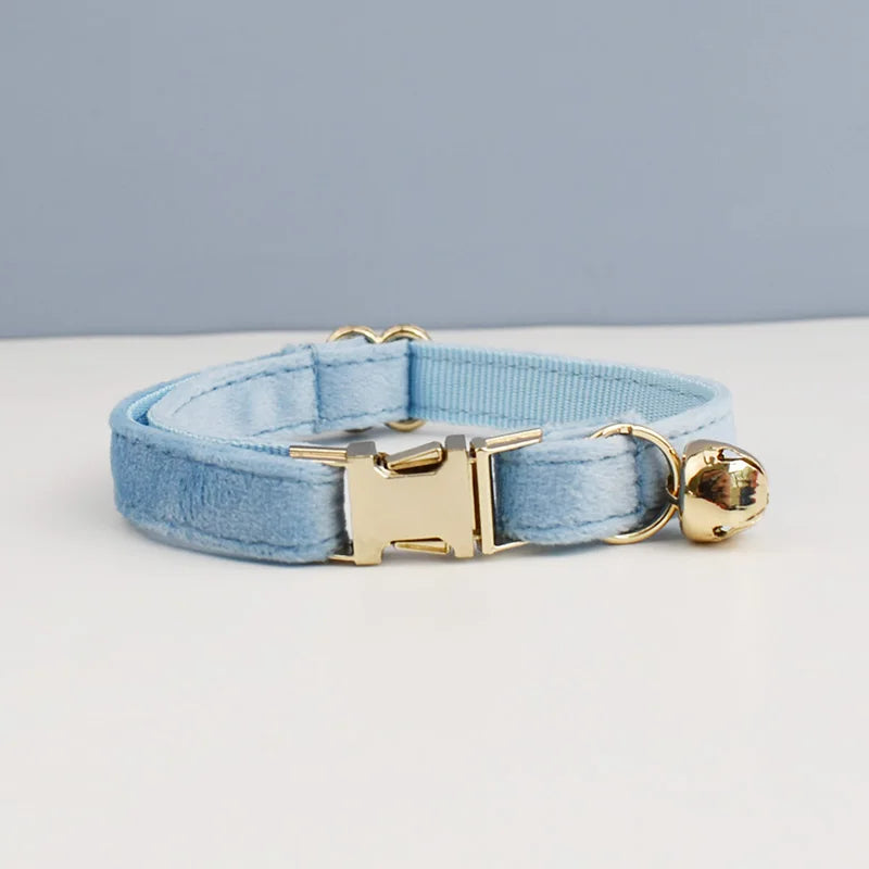 Stylish Bow Charm Collar Elegant Pet Collar for Dogs & Cats