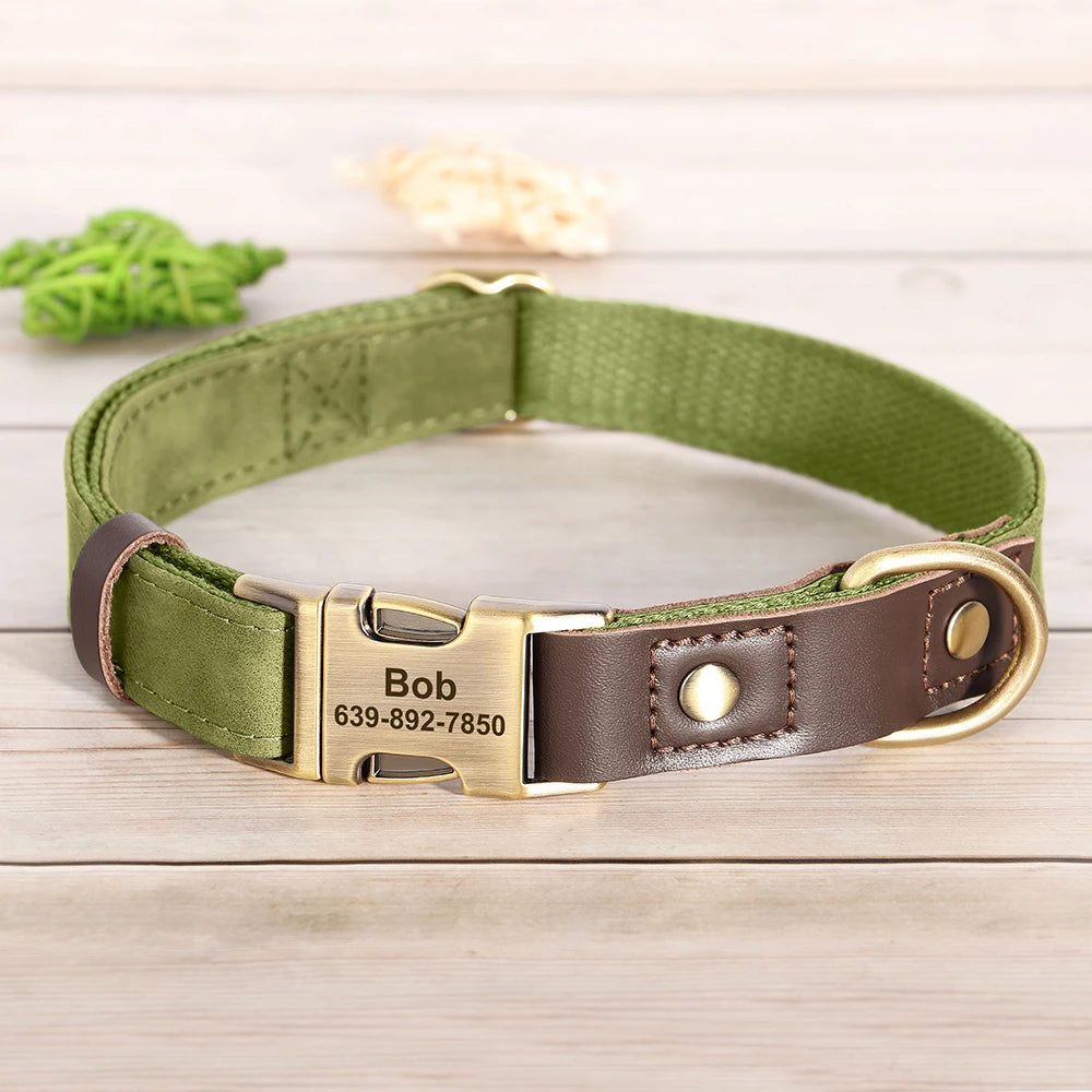 ID Paw Leather Personalized Leather Pet ID Tag