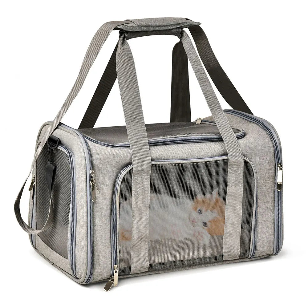 Cozy Cabin Pet Bag Comfortable Travel Carrier for Dogs & Cats