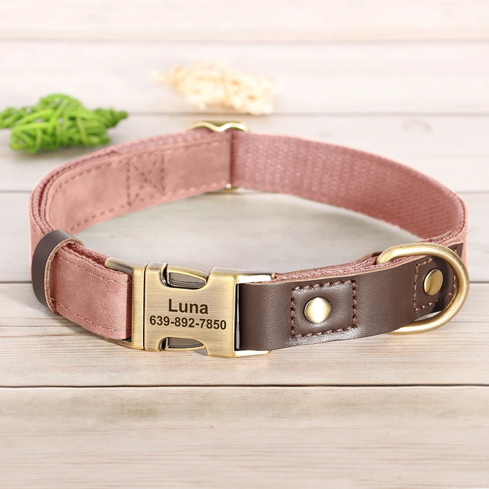 ID Paw Leather Personalized Leather Pet ID Tag