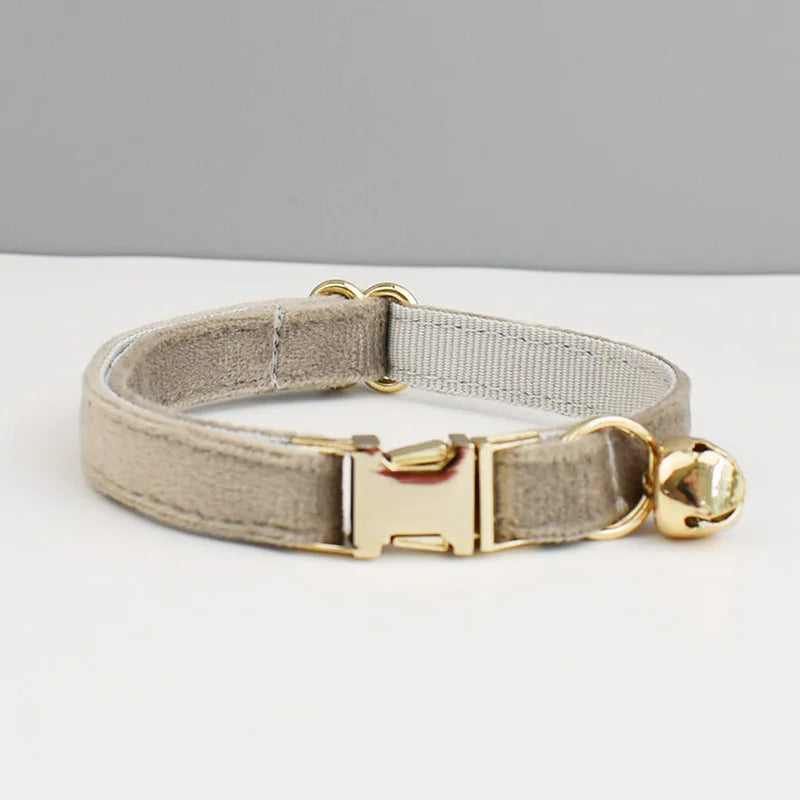 Stylish Bow Charm Collar Elegant Pet Collar for Dogs & Cats
