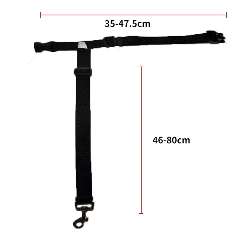 Dual Safe Car Lead Double-Protection Dog Travel Lead