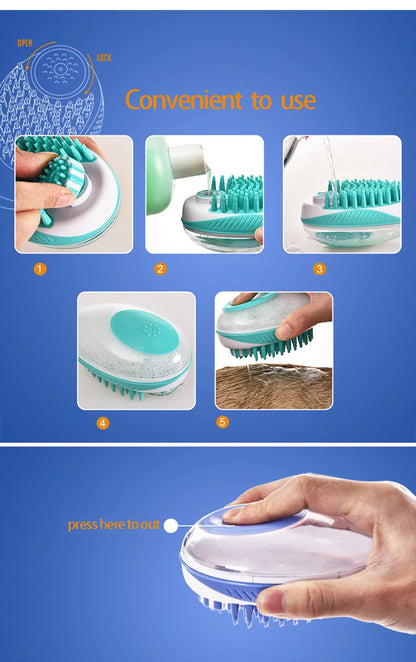 Spa Paw Brush Gentle Grooming Brush for Dogs &amp; Cats