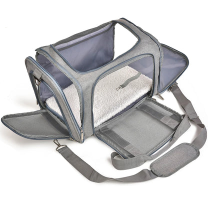 Cozy Cabin Pet Bag Comfortable Travel Carrier for Dogs &amp; Cats