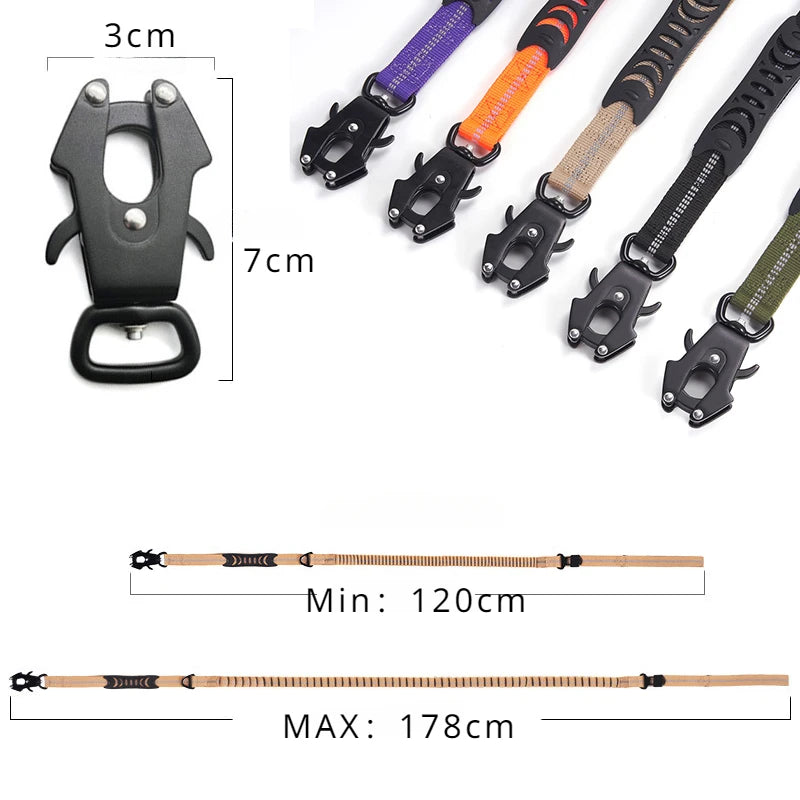 Road Guard Bungee Adjustable Dog Car Safety Leash