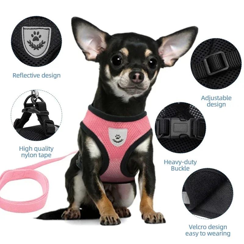 Kitty Pup Harness Adjustable Harness for Cats &amp; Small Dogs