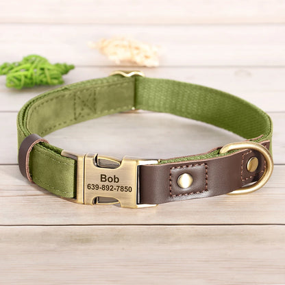 ID Paw Leather Personalized Leather Pet ID Tag