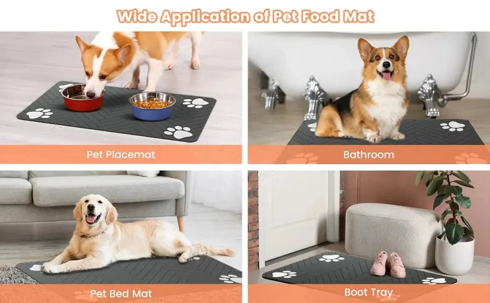 Paw Dry Mat Super Absorbent Mat for Wet Dog &amp; Cat Paws