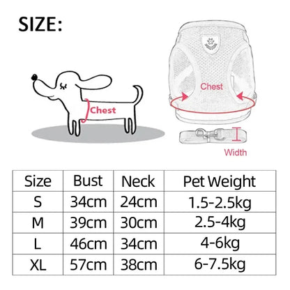Kitty Pup Harness Adjustable Harness for Cats &amp; Small Dogs