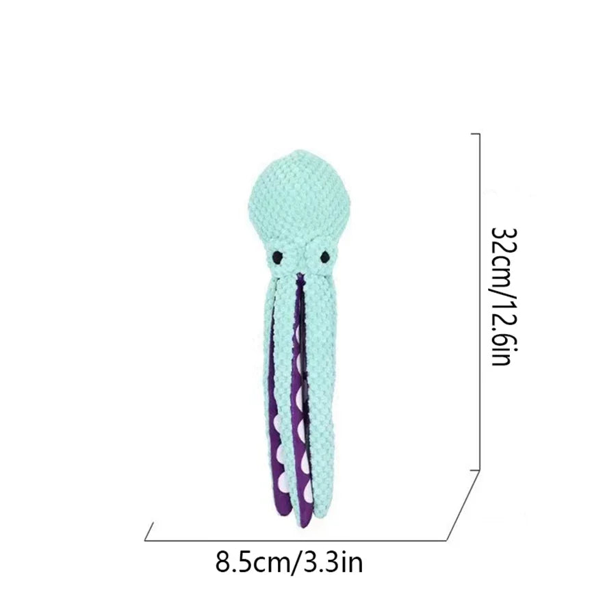 Paw Buddy Octo Plush Octopus Toy for Dogs &amp; Cats