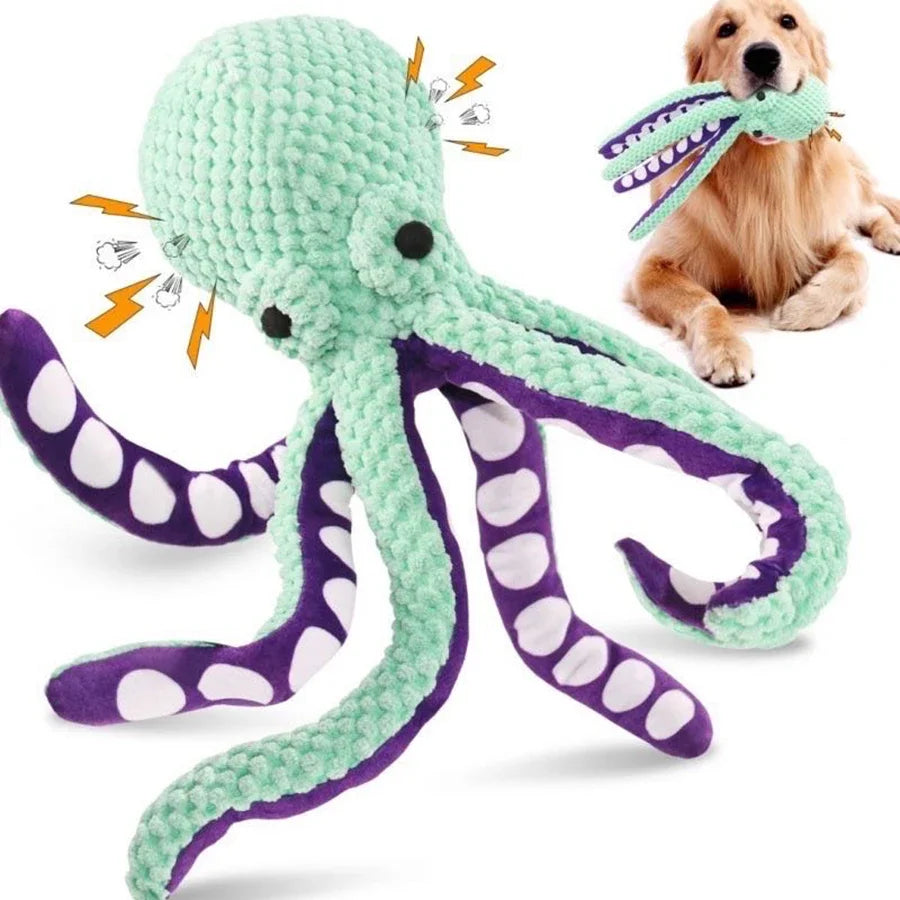 Paw Buddy Octo Plush Octopus Toy for Dogs &amp; Cats