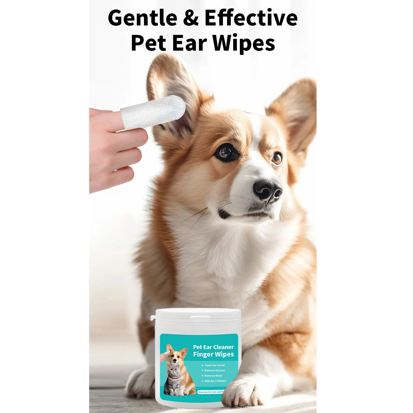 Ear Ease Pet Care Gentle Ear Care Solutions for Dogs &amp; Cats