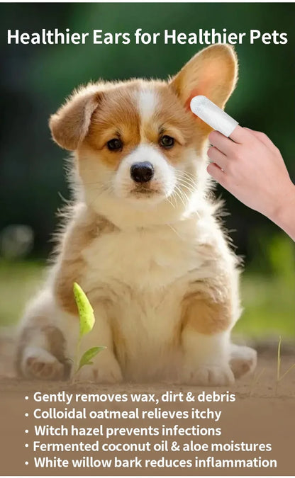 Ear Ease Pet Care Gentle Ear Care Solutions for Dogs &amp; Cats