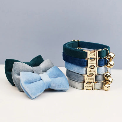 Stylish Bow Charm Collar Elegant Pet Collar for Dogs &amp; Cats
