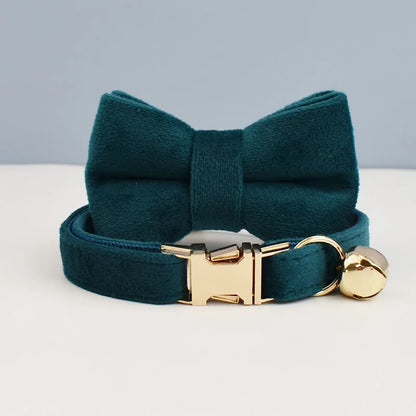 Stylish Bow Charm Collar Elegant Pet Collar for Dogs &amp; Cats