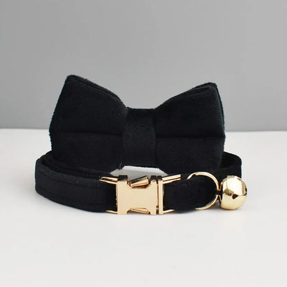 Stylish Bow Charm Collar Elegant Pet Collar for Dogs &amp; Cats