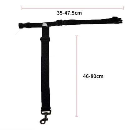 Dual Safe Car Lead Double-Protection Dog Travel Lead