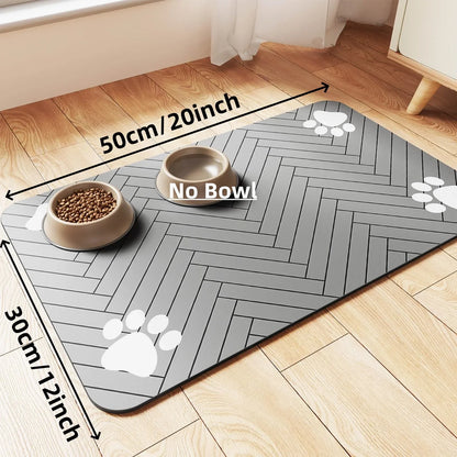 Paw Dry Mat Super Absorbent Mat for Wet Dog &amp; Cat Paws