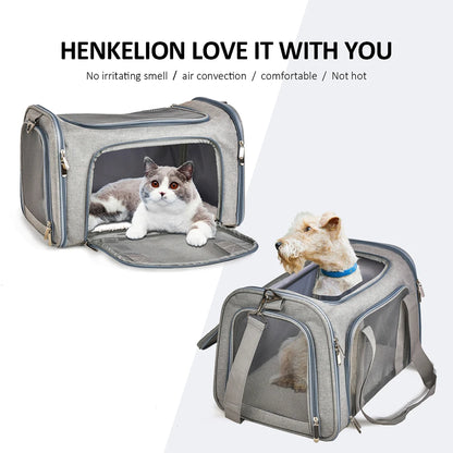 Cozy Cabin Pet Bag Comfortable Travel Carrier for Dogs &amp; Cats