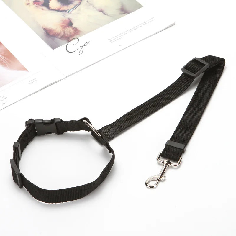 Dual Safe Car Lead Double-Protection Dog Travel Lead