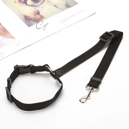 Dual Safe Car Lead Double-Protection Dog Travel Lead