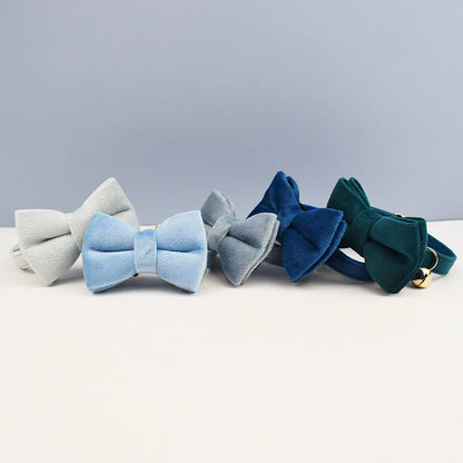 Stylish Bow Charm Collar Elegant Pet Collar for Dogs &amp; Cats