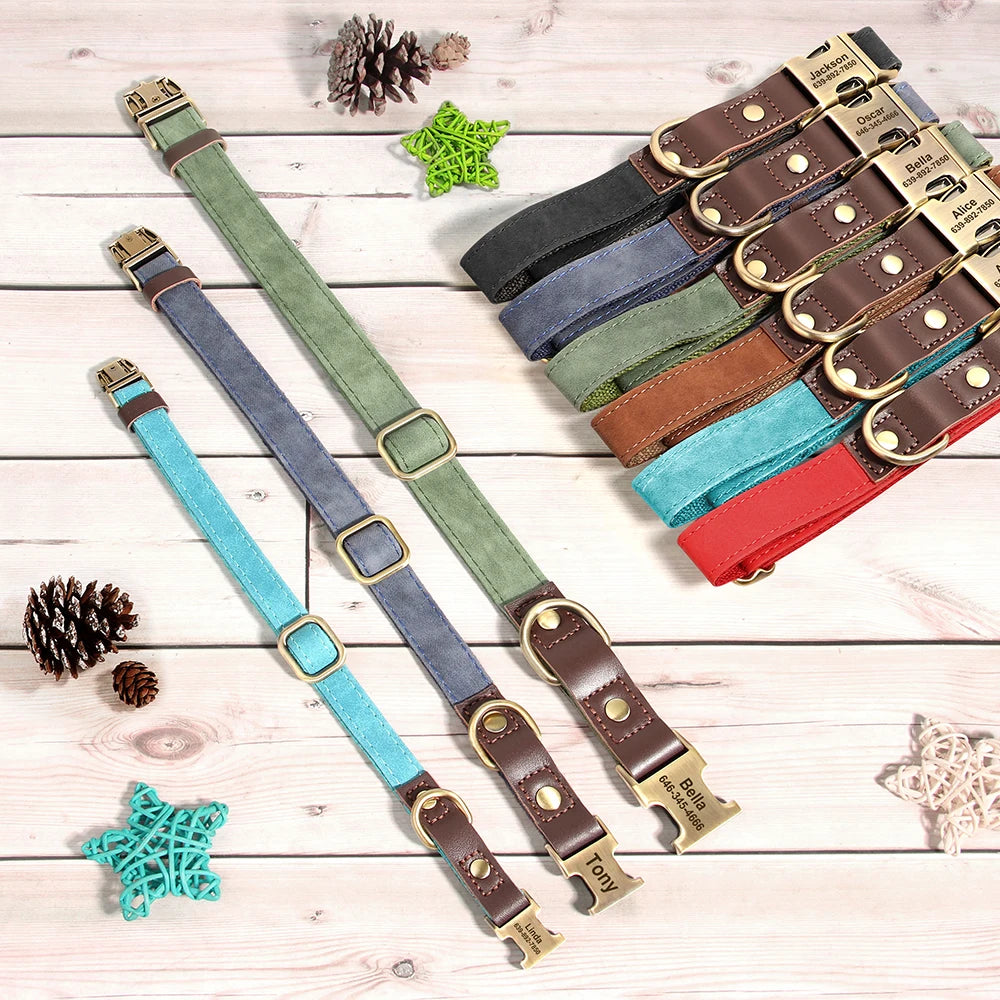 ID Paw Leather Personalized Leather Pet ID Tag