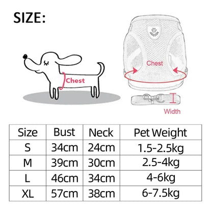 Kitty Pup Harness Adjustable Harness for Cats &amp; Small Dogs