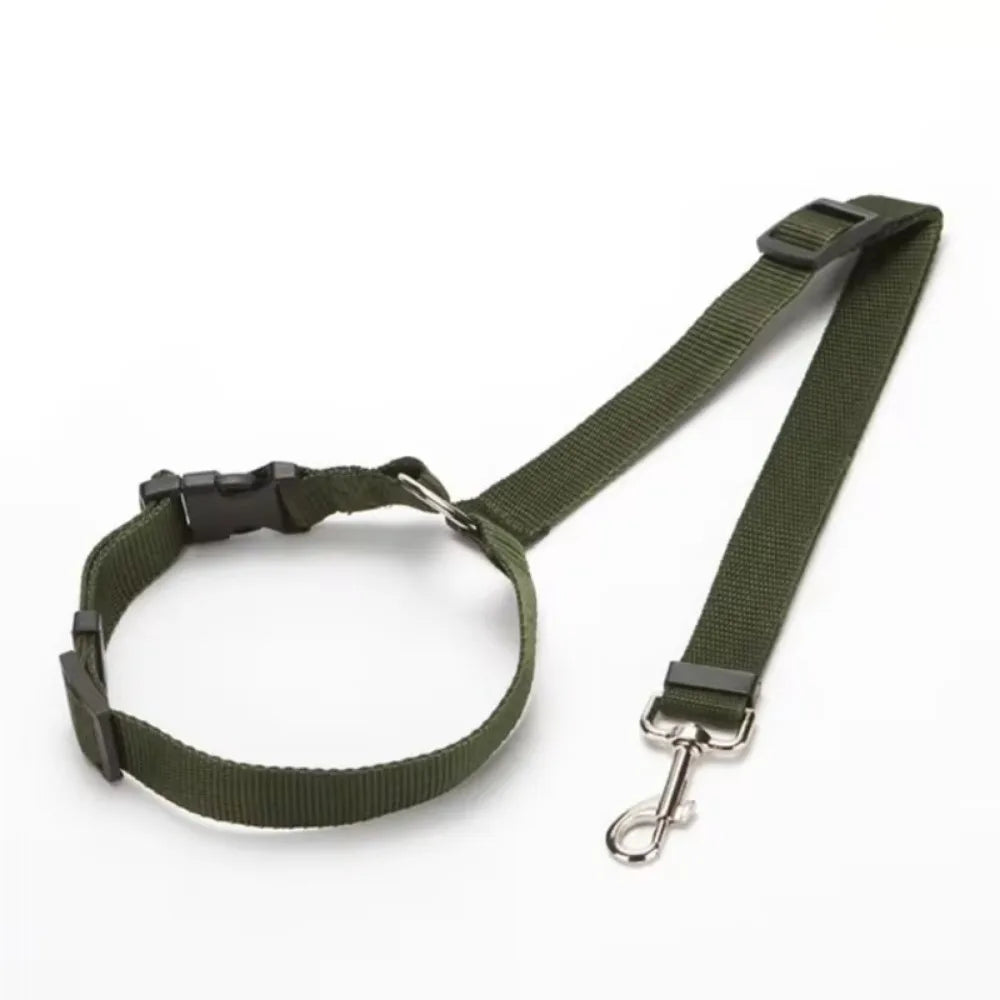Dual Safe Car Lead Double-Protection Dog Travel Lead