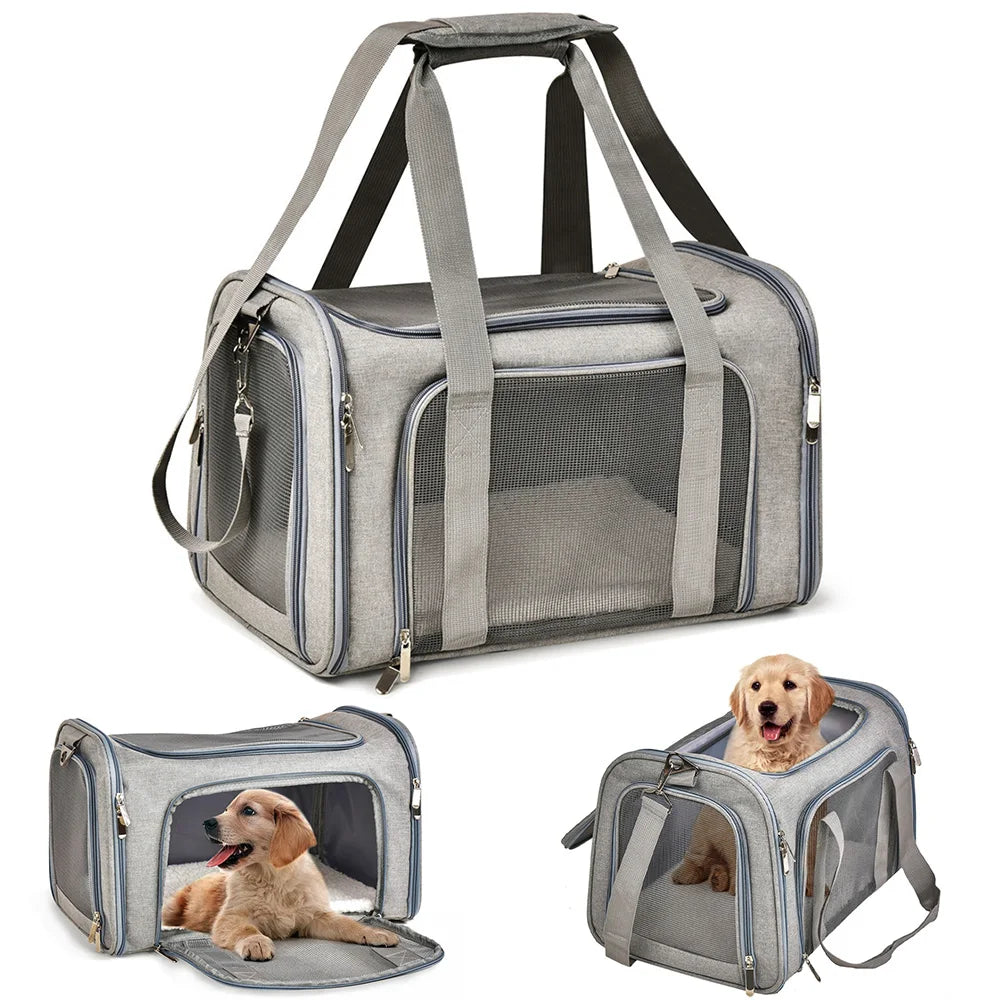 Cozy Cabin Pet Bag Comfortable Travel Carrier for Dogs &amp; Cats